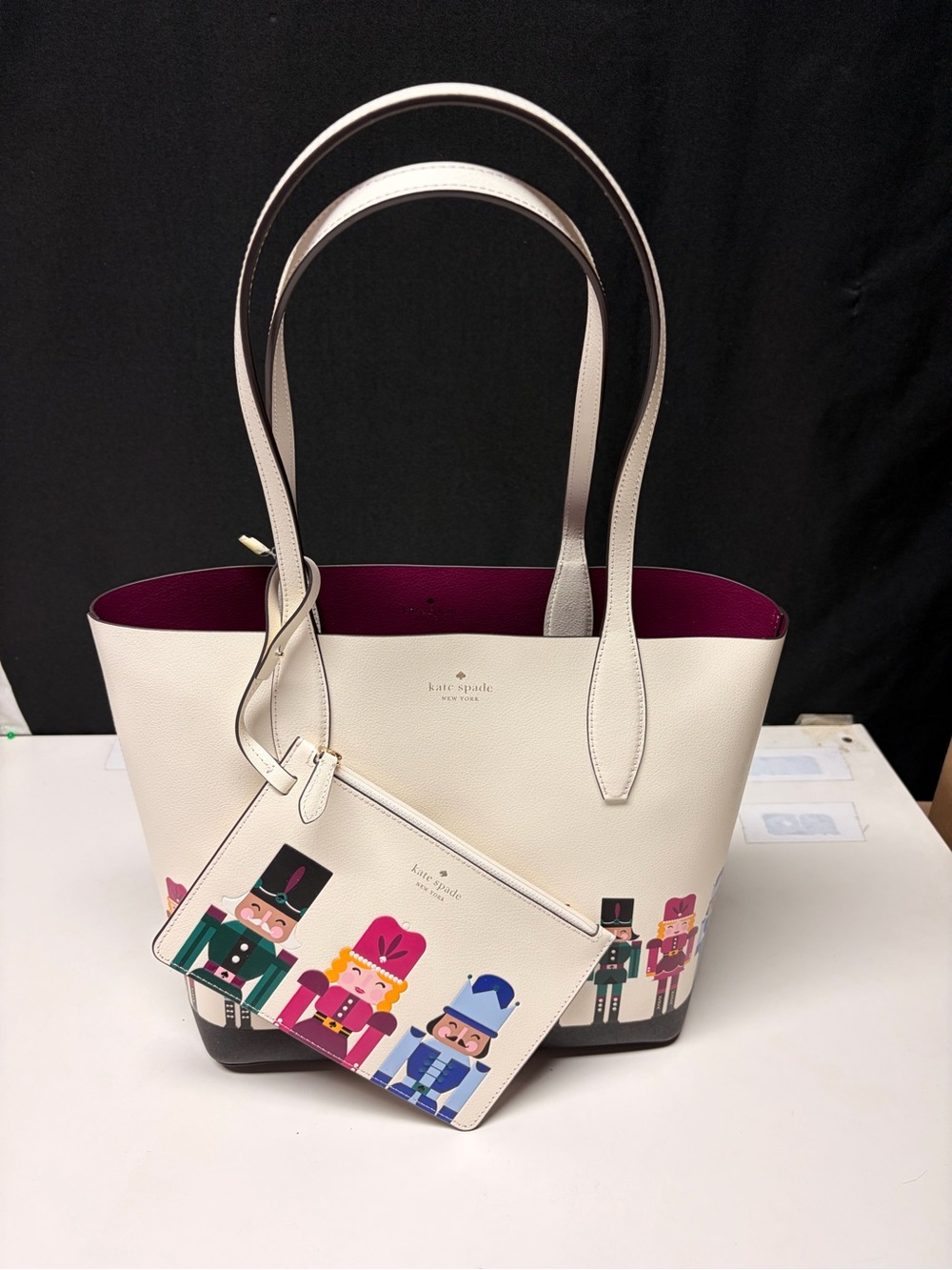 NWT Kate Spade Oh What Fun Nutcracker small tote.